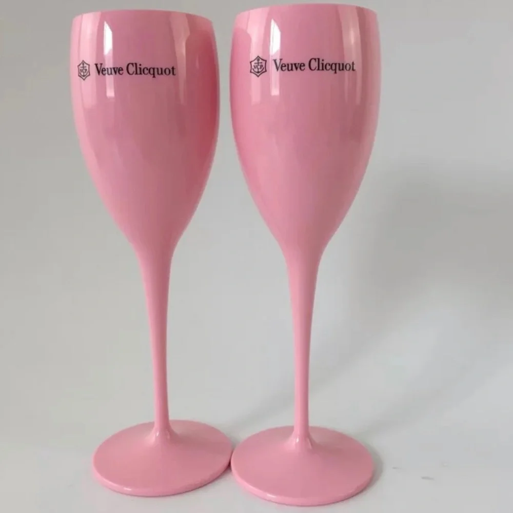 Pink Champagne Flutes
